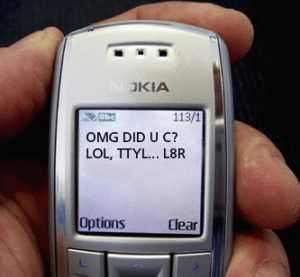 linguaggio sms