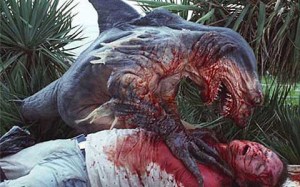 One of the sharkmen!