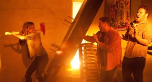 Emma Watson, nel ruolo di Emma Watson. Con un'ascia.