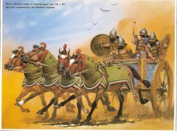 Carro da guerra assiro.