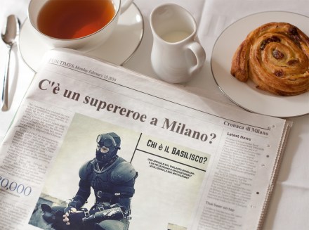 basilisco ritaglio di giornale