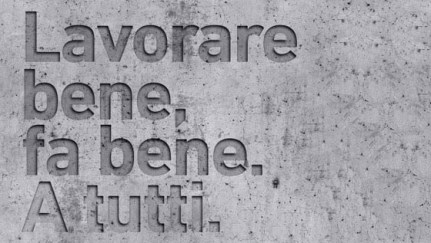 lavorare bene