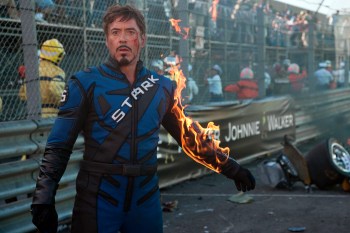 SUNDAY CALENDAR SNEAKS FOR MAY 2, 2010. DO NOT USE PRIOR TO PUBLICATION--------- Robert Downey Jr. stars as billionaire industrialist Tony Stark in the movie ÒIron Man 2.Ó © 2010 MVLFFLLC. TM & © 2010 Marvel Entertainment, LLC & subs. All Rights Reserved.